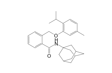 Benzamide, 2-[[5-methyl-2-(1-methylethyl)phenoxy]methyl]-N-tricyclo[3.3.1.1(3,7)]dec-1-yl-