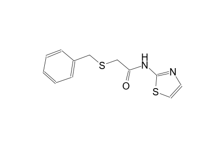 2-(benzylsulfanyl)-N-(1,3-thiazol-2-yl)acetamide