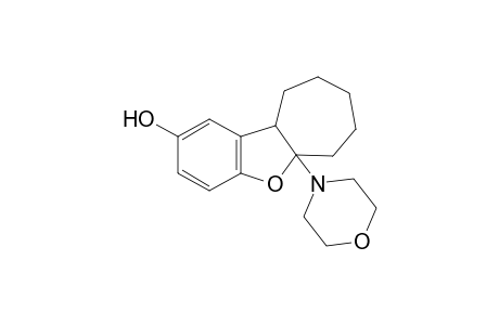 5a,7,8,9,10,10a-hexahydro-5a-morpholino-6H-benzo[b]cyclohepta[d]furan-2-ol