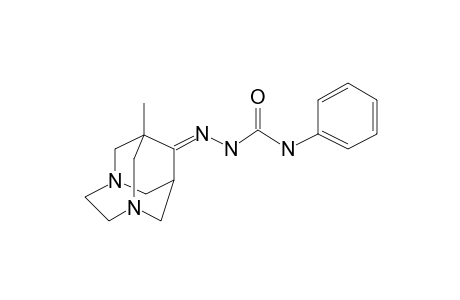 1-Methyl-3,6-diazahomoadamantan-9-one 4-phenylsemicarbazone