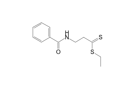 Ethyl 3-[benzoylamino]propane-1-(dithio)-oate