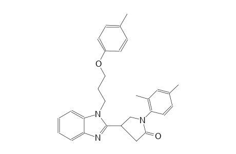 2-pyrrolidinone, 1-(2,4-dimethylphenyl)-4-[1-[3-(4-methylphenoxy)propyl]-1H-benzimidazol-2-yl]-
