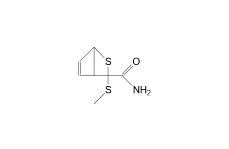 2-Thia-3-methylthio-bicyclo(2.2.1)hept-5-en-3-exo-carboxamide