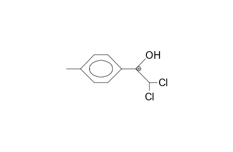 P-Tolyl-dichloromethyl-hydroxy-carbenium cation