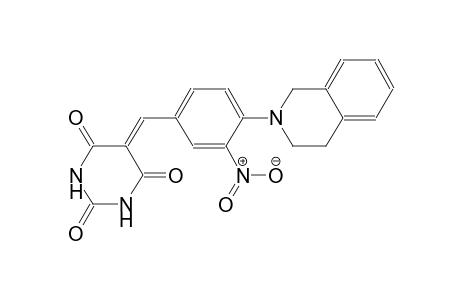 2,4,6(1H,3H,5H)-pyrimidinetrione, 5-[[4-(3,4-dihydro-2(1H)-isoquinolinyl)-3-nitrophenyl]methylene]-