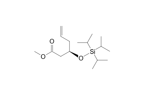 Methyl (3R)-3-[Triisopropylsilyloxy]hex-5-enoate