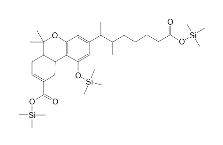 Trimethylsilyl 3-[7'-(trimethylsilyloxy)carbonyl-1',2'-dimethylhexyl]-1-trimethylsilyloxy-6a,7,10,10a-tetrahydro-6,6-dimethyl-6H-dibenzo[b,d]pyrane-9-carboxylate