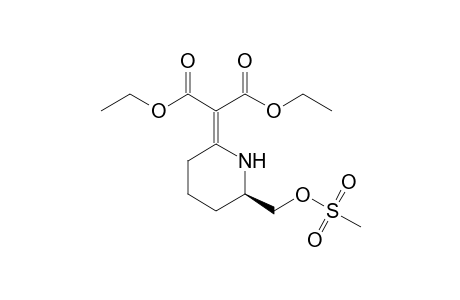 (6R)-2-Bis(ethoxycarbonyl)methylidene-6-[[(methanesulfonyl)oxy]methyl]piperidine