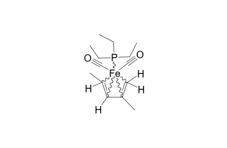 DICARBONYL-[1-4-ETA-((E)-2-METHYLPENTA-1,3-DIENE)]-(TRIETHYLPHOSPHINE)-IRON