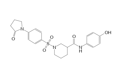 3-piperidinecarboxamide, N-(4-hydroxyphenyl)-1-[[4-(2-oxo-1-pyrrolidinyl)phenyl]sulfonyl]-