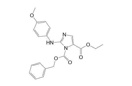 Ethyl 2-(4-Methoxyphenylamino)-3-(benzyloxycarbonyl)imidazole-4-carboxylate