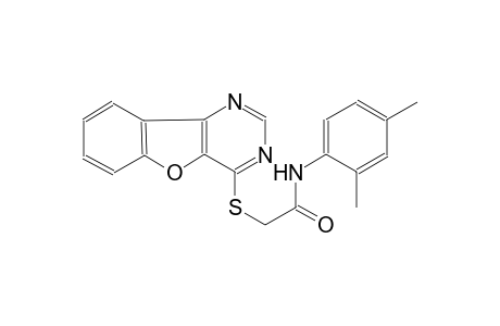2-([1]benzofuro[3,2-d]pyrimidin-4-ylsulfanyl)-N-(2,4-dimethylphenyl)acetamide