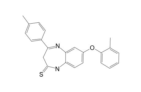 2,3-DIHYDRO-4-(PARA-METHYLPHENYL)-7-(ORTHO-METHYLPHENOXY)-(1H)-1,5-BENZODIAZEPINE-2-THIONE