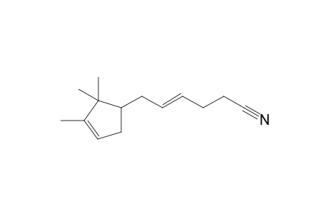 (E)-6-(2,2,3-Trimethylcyclopent-3-enyl)hex-4-enenitrile