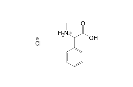 Benzeneacetic acid, alpha-(methylamino)-, hydrochloride