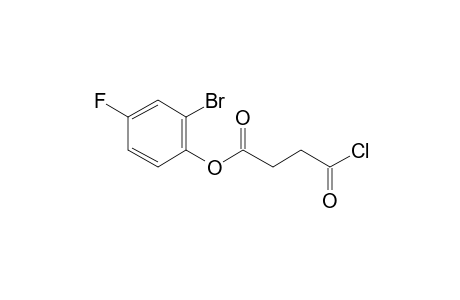 Succinic acid, monochloride, 2-bromo-4-fluorophenyl ester