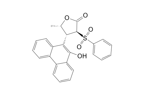 (3S,4R,5S)-5-Methyl-4-(10-hydroxy-9-phenanthryl)-3-(phenylsulfonyl)tetrahydro-2-furanone