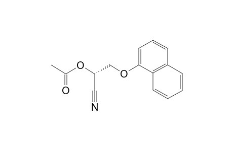 (S)-(-)-1-Cyano-2-(1-naphthyloxy)ethyl acetate