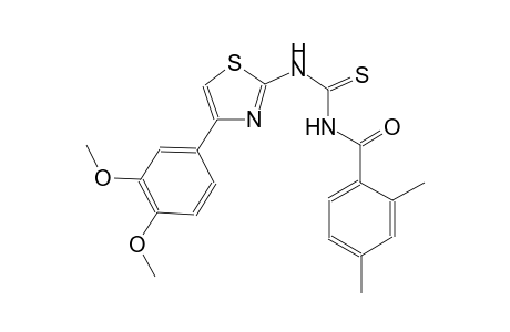 N-[4-(3,4-dimethoxyphenyl)-1,3-thiazol-2-yl]-N'-(2,4-dimethylbenzoyl)thiourea