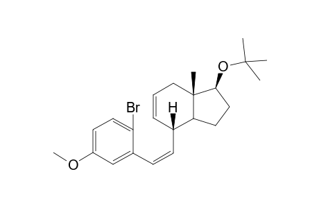 (1S,4S,7aS)-4-[(Z)-2-(2-Bromo-5-methoxy-phenyl)-vinyl]-1-tert-butoxy-7a-methyl-2,3,3a,4,7,7a-hexahydro-1H-indene