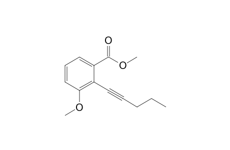 3-Methoxy-2-pent-1-ynyl-benzoic acid methyl ester