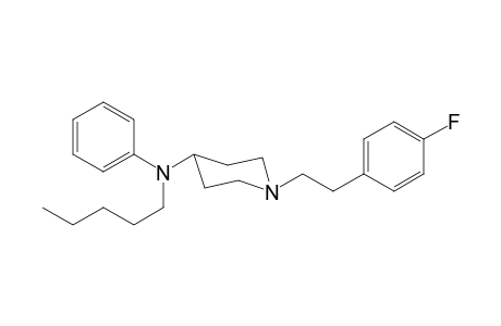 1-[2-(4-Fluorophenyl)ethyl]-N-pentyl-N-phenylpiperidin-4-amine