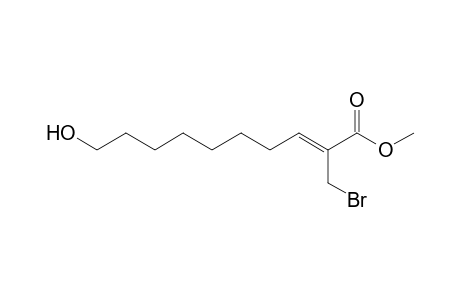Methyl 10-hydroxy-2-bromomethyl-2(Z)-decenoate