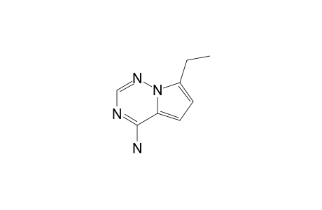 7-ETHYL-4-AMINO-PYRROLO-[2,1-F]-[1,2,4]-TRIAZINE