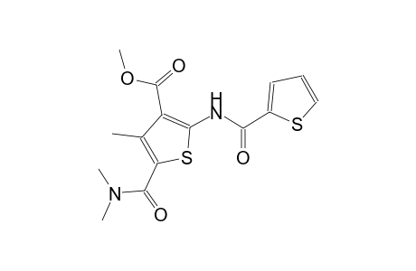 methyl 5-[(dimethylamino)carbonyl]-4-methyl-2-[(2-thienylcarbonyl)amino]-3-thiophenecarboxylate