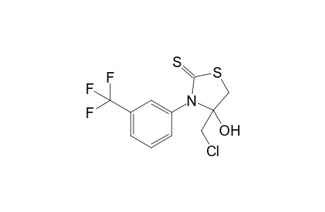 4-Chloromethyl-4-hydroxy-3-(3-trifluoromethylphenyl)-thiazolidin-2-thione