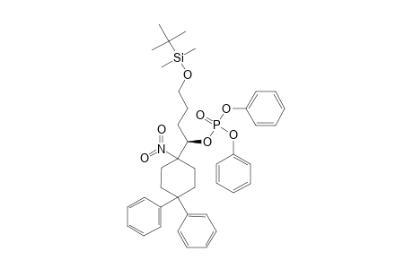 (1R)-4-(TERT.-BUTYLDIMETHYLSILYLOXY)-1-(1'-NITRO-4',4'-DIPHENYLCYCLOHEXYL)-1-DIPHENYLPHOSPHATOXY-BUTANE