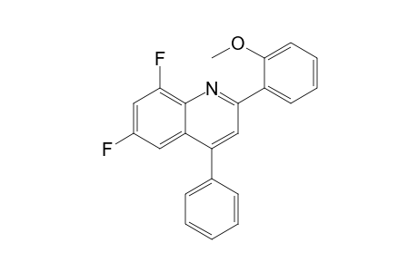 2-(2'-Methoxyphenyl)-4-phenyl-6,8-difluoroquinoline