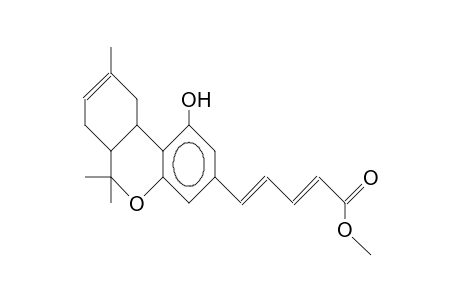 (3R,4R)-W-Methoxycarbonyl-1'',2'',3'',4''-tetradehydro.delta.6-tetrahydro-cannabinol
