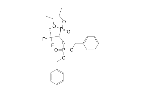 bis(benzyloxy)phosphoryl-(1-diethoxyphosphoryl-2,2,2-trifluoro-ethyl)amine
