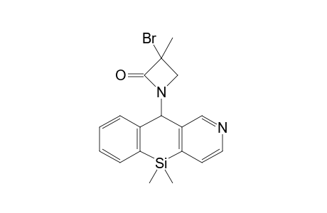 9-(3'-Methyl-3'-bromo-2'-oxoazetidin-1'-yl)-10,10-dimethyl-9,10-dihydro-10-sila-2-azaanthracene