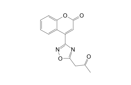 5-Acetonyl-3-(2-oxo-2H-[1]benzopyran-4-yl)-1,2-4-oxadiazole