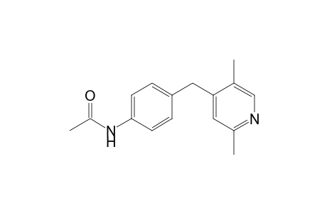 2,5-Dimethyl-4-(4'-acetylaminobenzyl)pyridine