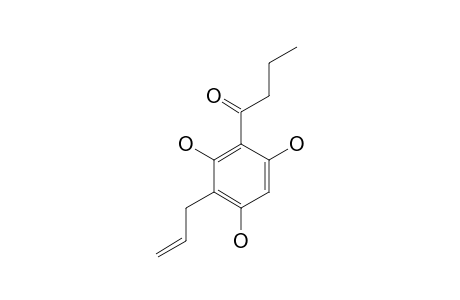 1-(3-ALLYL-2,4,6-TRIHYDROXYPHENYL)-1-BUTANON,3-ALLYLPHLOROBUTYROPHENON