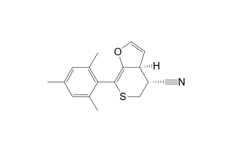 5H-Thiopyrano[3,4-b]furan-4-carbonitrile, 3a,4-dihydro-7-(2,4,6-trimethylphenyl)-, cis-