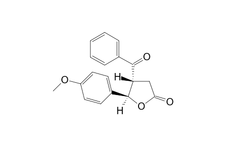 4-Benzoyl-5-(p-methoxyphenyl)-tetrahydrofuran-2-one
