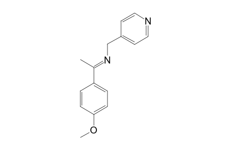 4-[(4-METHOXYPHENYL)-METHYL]-IMINOMETHYL-PYRIDINE