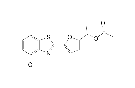 1-(5-(4-Chlorobenzo[d]thiazol-2-yl)furan-2-yl)ethyl acetate