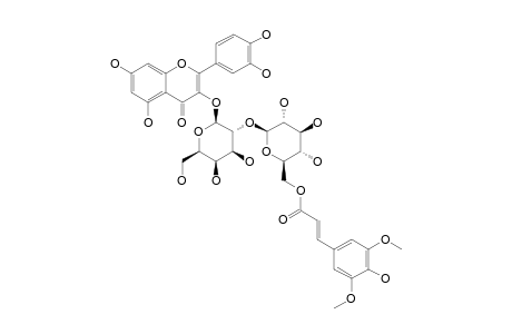 QUERCETIN-3-O-[6'''-O-SINAPOYL-BETA-D-GLUCOPYRANOSYL]-(1->2)-BETA-D-GALACTOPYRANOSIDE