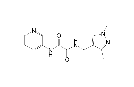 ethanediamide, N~1~-[(1,3-dimethyl-1H-pyrazol-4-yl)methyl]-N~2~-(3-pyridinyl)-