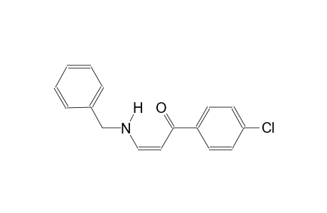 2-propen-1-one, 1-(4-chlorophenyl)-3-[(phenylmethyl)amino]-, (2Z)-