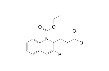 3-(3-BROMO-1-ETHOXYCARBONYL-1,2-DIHYDROQUINOLINE-2-YL)-PROPIONIC-ACID