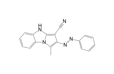 3-Cyano-1-methyl-2-phenylazo-4H-pyrrolo[1,2-a]benzimidazole