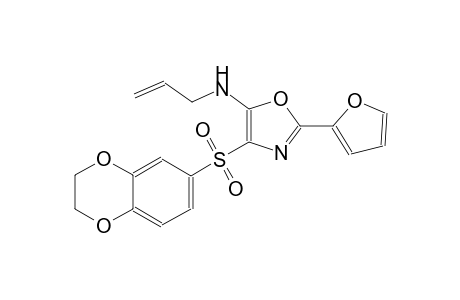 5-oxazolamine, 4-[(2,3-dihydro-1,4-benzodioxin-6-yl)sulfonyl]-2-(2-furanyl)-N-(2-propenyl)-