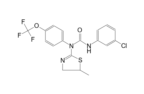 urea, N'-(3-chlorophenyl)-N-(4,5-dihydro-5-methyl-2-thiazolyl)-N-[4-(trifluoromethoxy)phenyl]-