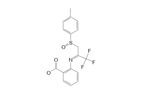[R(S)]-(Z)-2-(2-HYDROXYCARBONYLPHENYLIMINO)-3,3,3-TRIFLUOROPROPYL-1-PARA-TOLYLSULFOXIDE